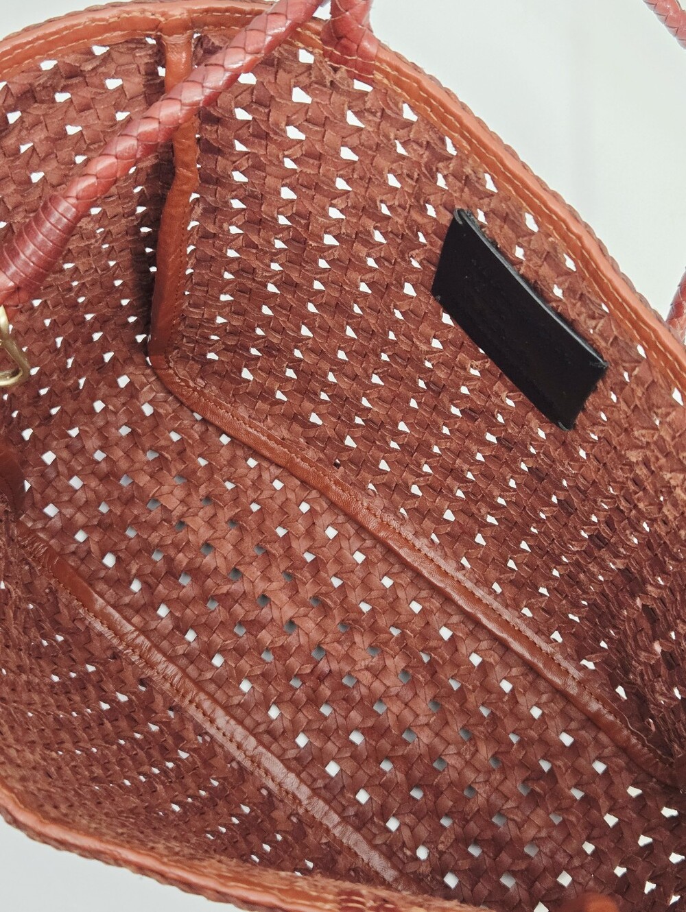 NEW MAISON N.H PARIS ANNETTE PETIT CUIR BAG - PICANTE - Picture 6 of 10